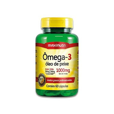 Ômega 3 1000mg 60cps - Maxinutri