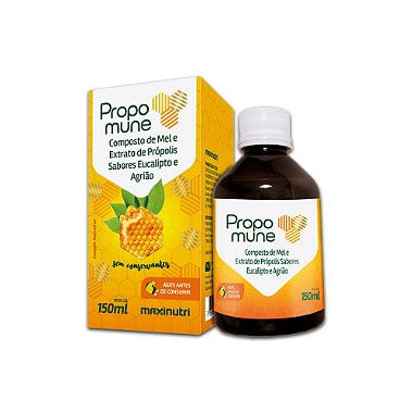 Propomune Xarope Mel/Própolis/Agrião 150Ml - Maxinutri