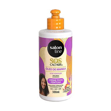 Creme para Pentear SOS Cachos Óleo de Manga 300ml - Salon Line