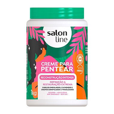 Creme Para Pentear Salon Line Reconstrução Intensa Pote 1Kg