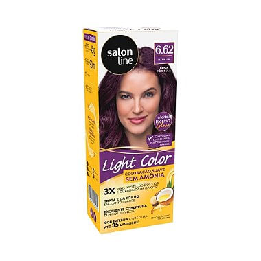 Coloração Salon Line Light Color Profissional 6.62 Marsala