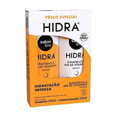 Kit Shampoo e Condicionador Hidra D-Pantenol e Mix de Vitaminas/original Salon Line 300ml