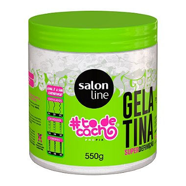 Gelatina Tô De Cacho Super Definição Salon Line 550G