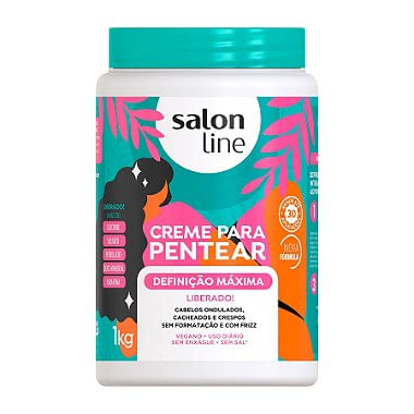 Creme Para Pentear Salon Line Definição Máxima Liberado 1Kg