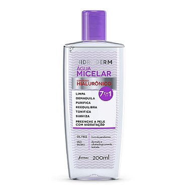 Água Micelar Hidraderm Ácido Hialurônico 200ML- Farmax