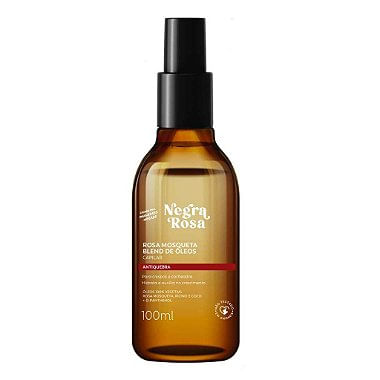 Blend Capilar Negra Rosa Óleo De Rosa Mosqueta 100ml- Farmax