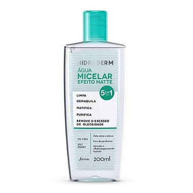 Água Micelar Matte Hidraderm 200ML- Farmax