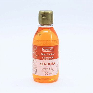 Óleo Capilar E Corporal Cenoura 100Ml Farmax