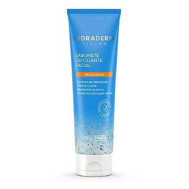 Sabonete Esfoliante Facial Hidraderm Ciclos 100G Farmax