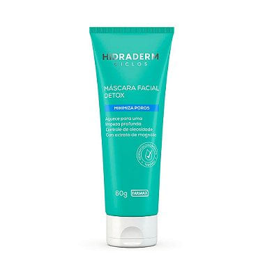 Mascara Facial Detox Hidraderm Ciclos 60G Farmax