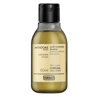 Óleo Corporal Puro Amendoas 60Ml Farmax