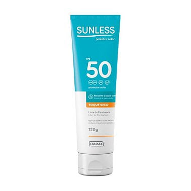 Protetor Solar Sunless Toque Seco 50Fps 120G - Farmax
