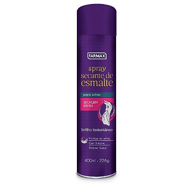 Spray Secante Esmalte 400Ml/226G Farmax