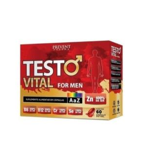 Testo Vital For Men A-Z 60 capsulas em gel - PREVENT
