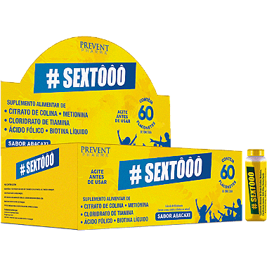 Sextôôô Abacaxi 60 Flaconetes - Prevent Pharma