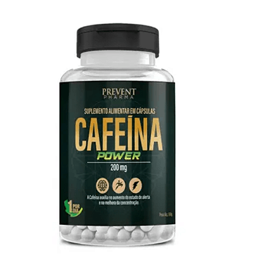 Cafeína Power 200mg 120 Tabletes - Prevent Pharma