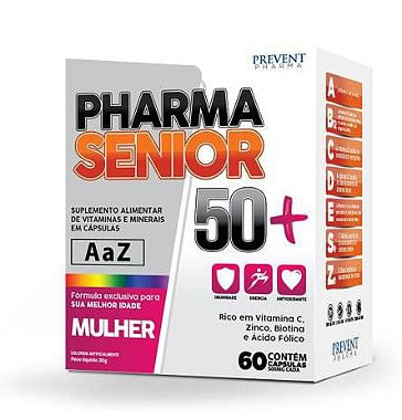 Pharma Senior Homem +50 Anos 60 Caps Prevent Pharma
