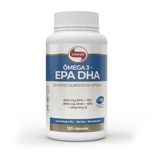 Ômega 3 EPA DHA Vitafor 120 Cápsulas