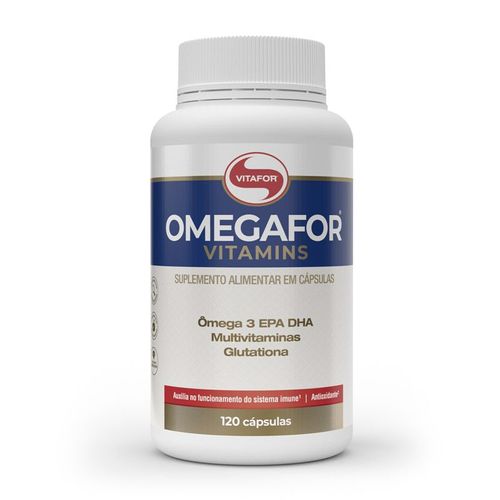 Omegafor Vitaminas 1000mg 120 Cápsulas - Vitafor