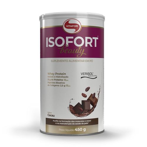 Isofort Beauty 450g Cacau - Vitafor