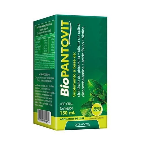 Bio Pantovit Boldo 150 Ml Arte Nativa