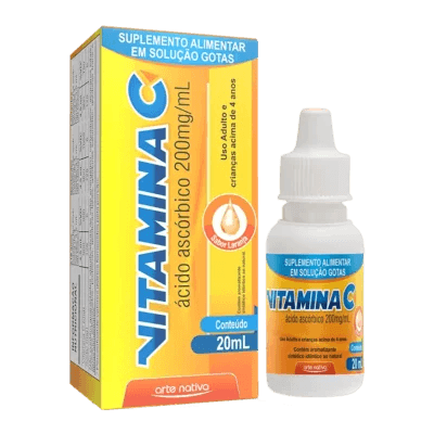 Vitamina C Laranja 20 Ml Gotas Arte Nativa