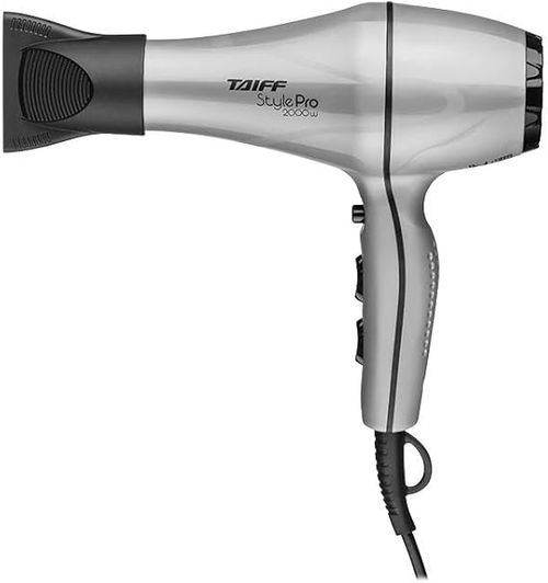 Secador De Cabelo Profissional Taiff Style Pro 2000W Prata - 127V