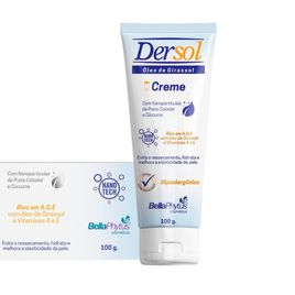 Óleo de Girassol (A.G.E) Creme Dersol 100g - BELLAPHYTUS