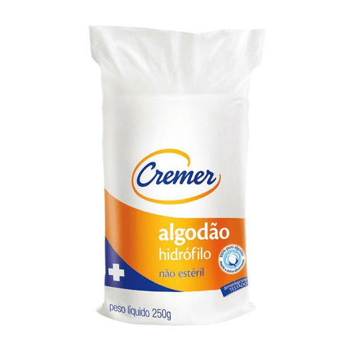 Algodao Hidrofilo Com 250G Cremer