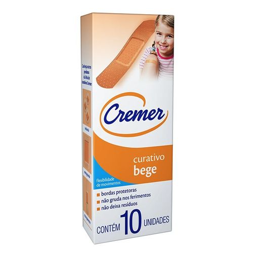 Curativo Cremer Care Bege 10 Unidades