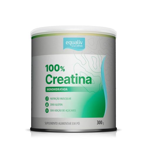 Creatina 100% Monohidratada - 300g Equaliv