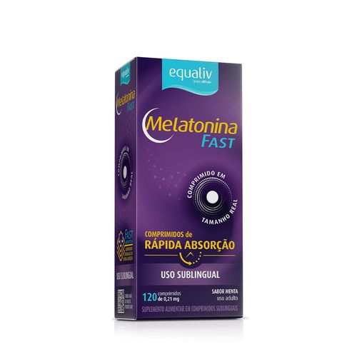 Melatonina Fast 120 Comprimidos Equaliv