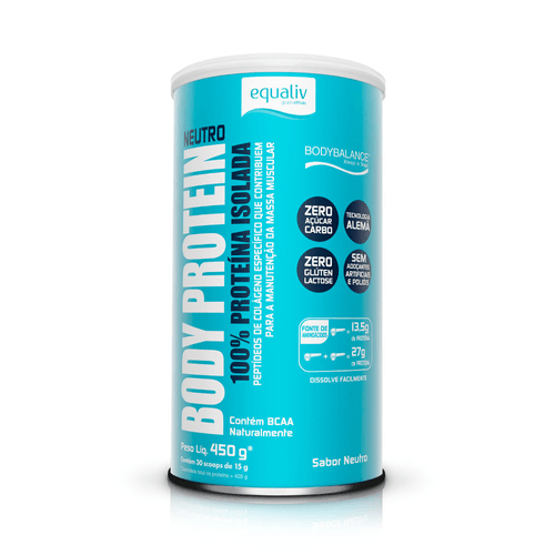Body Protein Equaliv 450g Neutro. Sabor Neutro