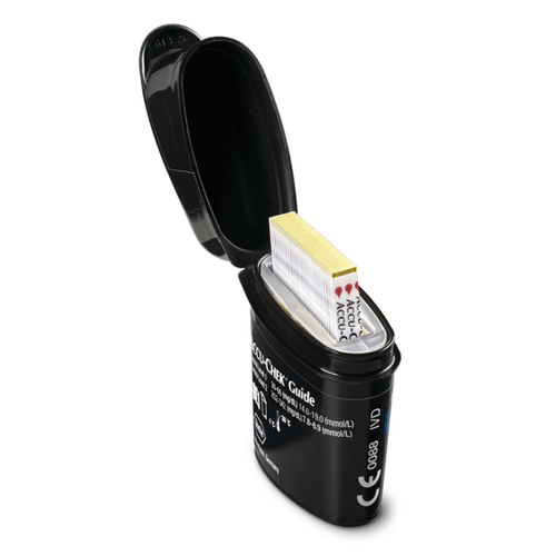 Tiras Accu Chek Guide Para Controle De Glicemia 25 Tiras
