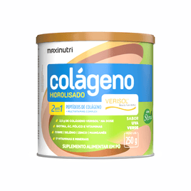 Colágeno Hidrolisado Verisol 2 em 1 Uva Verde 250g - Maxinutri