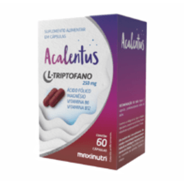 Acalentus L – Triptofano 250mg 60 Cápsulas Maxinutri