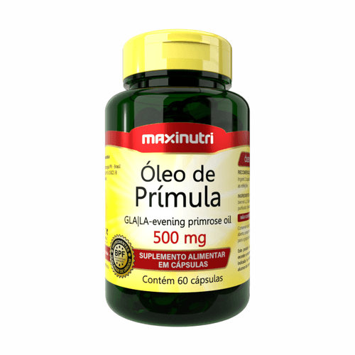 Óleo De Prímula 500Mg C/ 60 Cápsulas Maxinutri