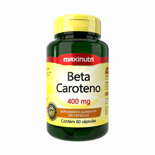 Beta Caroteno 400 Mg 60 Cápsulas - Maxinutri