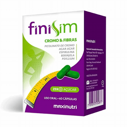 FiniSim Cromo + Fibras 60 Cápsulas - Maxinutri