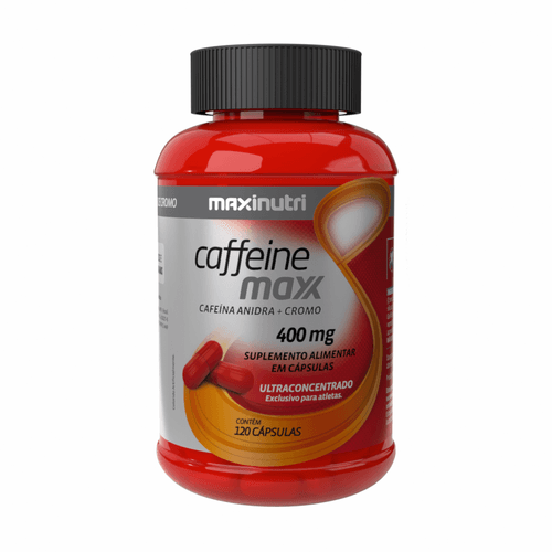 Caffeine Maxx 420Mg 120 Cps Redutor De Gordura Maxinutri