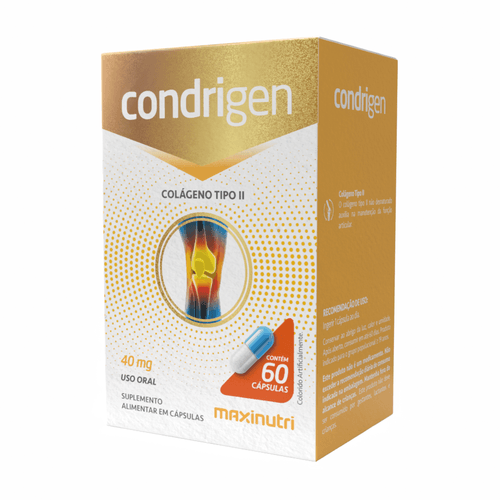 Condrigen Colágeno Não Hidrolisado Tipo 2 60Cáp Maxinutri
