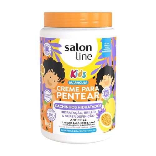 Creme para Pentear Maracujá Kids Cachinhos Hidratados 1kg
