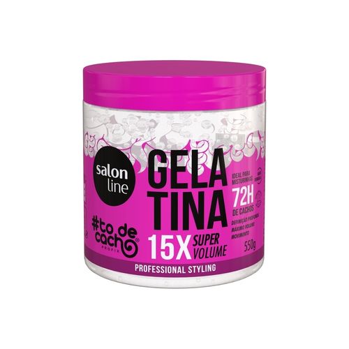 Gelatina Super Volume To De Cacho 550G Salon Line