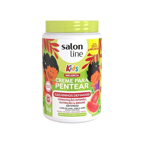 Creme Para Pentear Kids Cachinhos Definidos Salon Line 1kg