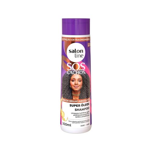 Shampoo SOS Cachos Super Óleos Salon Line 300Ml