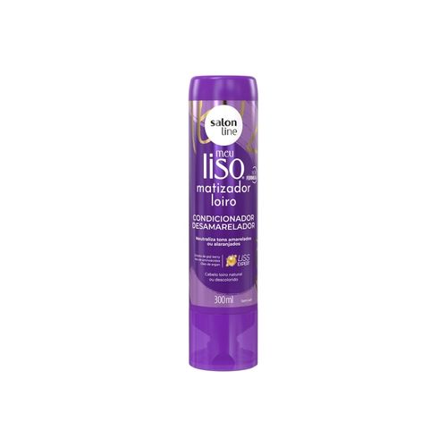 Condicionador Meu Liso Matizador Loiro 300ml - Salon Line