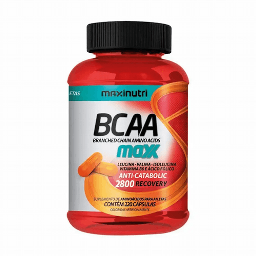Bcaa Maxx 2800 700Mg 120 Cápsulas Maxinutri
