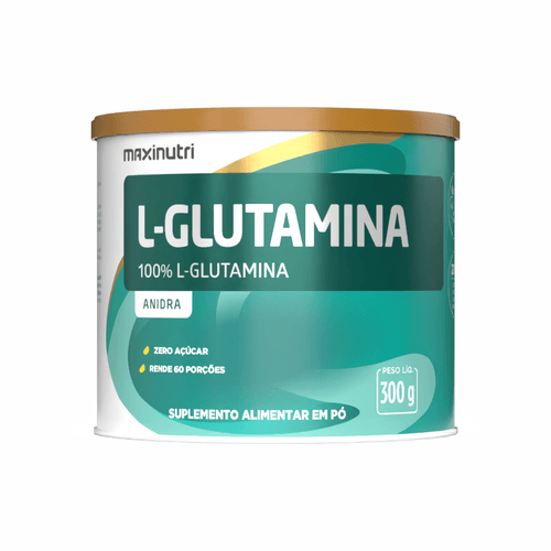 L- Glutamina Pura 300G Maxinutri