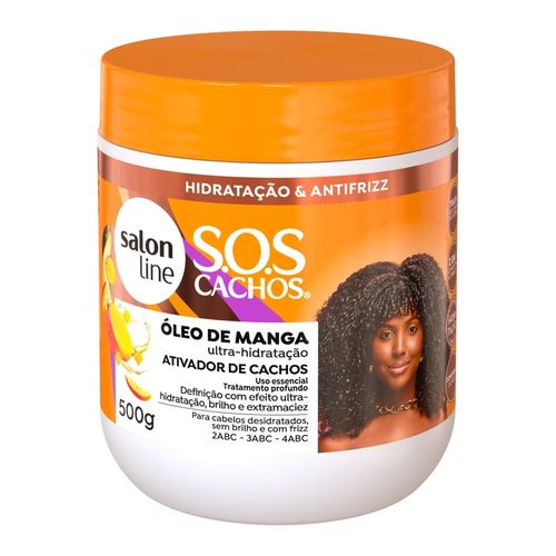 Ativador de Cachos SOS Cachos Óleo de Manga Salon Line 500g - Salon Line