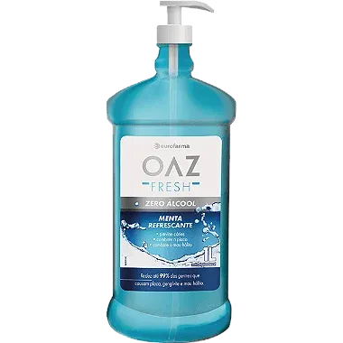 Enxaguante Bucal OAZ Menta Refrescante 1 Litro